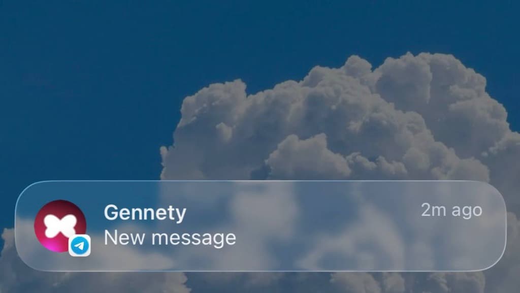 Gennety Notification
